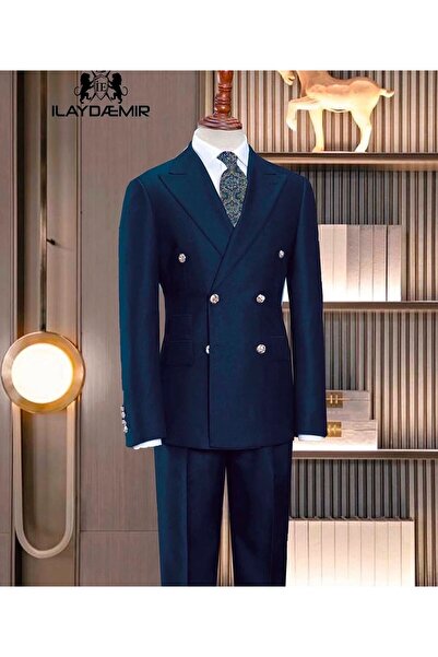 ilayda emir SLİM FİT, KRUVAZE, ERKEK TAKIM ELBİSE, LACİVERT