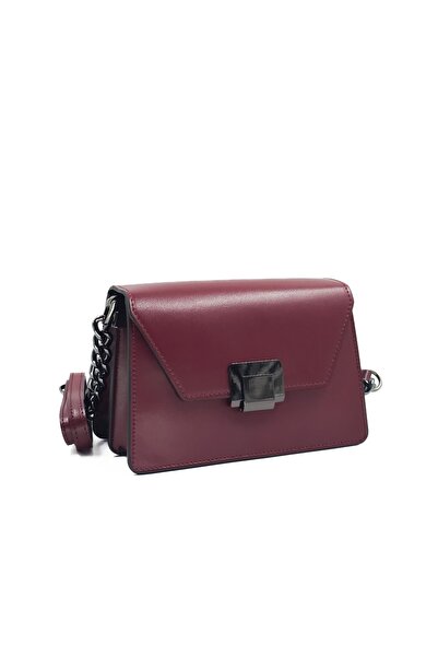 Posete Fagaras Poseta Piele Emilia - Bordo, Geanta Casual din Piele Naturala,...