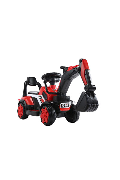 Kinderauto Mini excavator pentru copii 1-3 ani, roșu