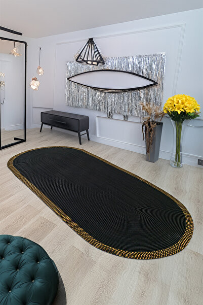 Halise Home Jüt HasırÖrgü Kapı önü Paspası Halı Yolluk Hasır Halı Banyo Paspası