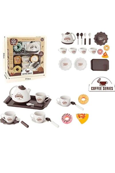 Toybox Coffee Snack Afternoon Tea Service Play Set For Kids