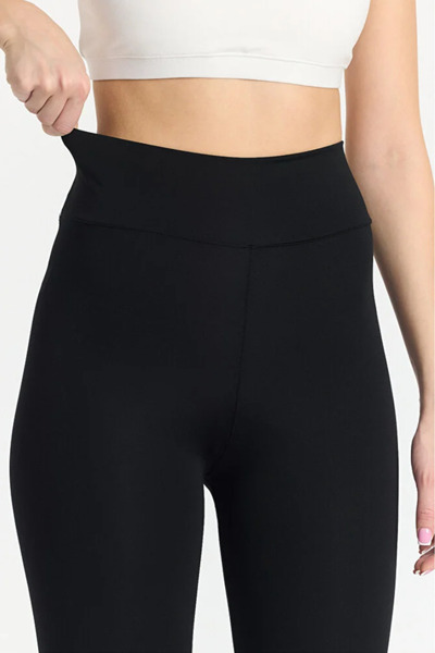 Tusebu Women's High Waist Recovery Stretchy Black Sports Leggings