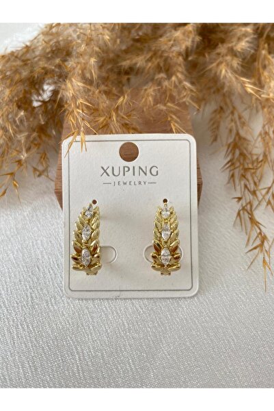 XUPING JEWELRY Zirkon Taşlı Xupıng Çelik Küpe