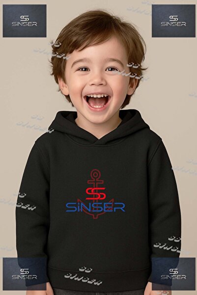 SS SİNSER Φούτερ Unisex με στάμπα "SWT DENIZ CAPASI ONUNDE "