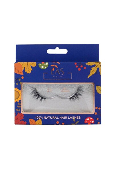 LAS BEAUTY لاس بيوتي رموش ملك رقم 21 موديل LA-1