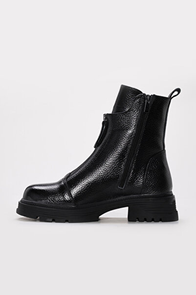 FAST STEP Cizme clasice de damă din piele naturală și blană 733KZA2308