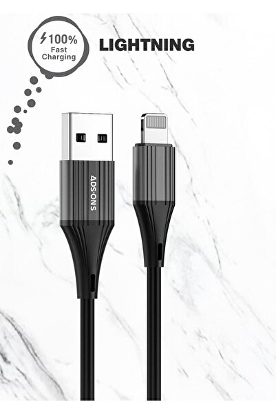 ADSONS كابل شاحن فائق السرعة وكابل بيانات من النوع C إلى USB