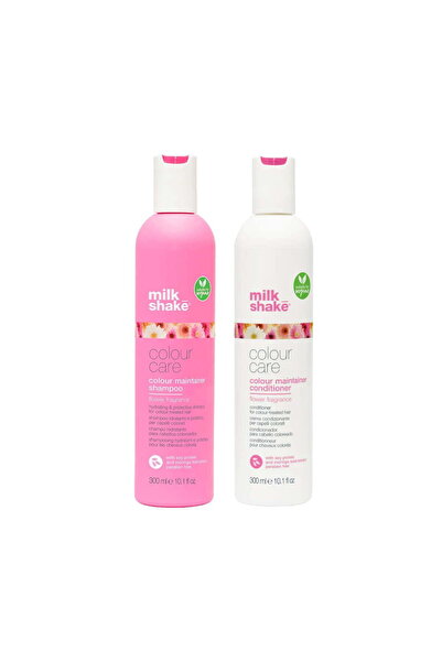 Milkshake Set for colored hair, Milk Shake Color Maintainer Flower Fragrance Shampoo 300ml + Conditioner 300ml