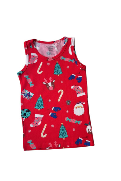 elmas kids Boy's New Year's Special Design Tank Top Boxer Set