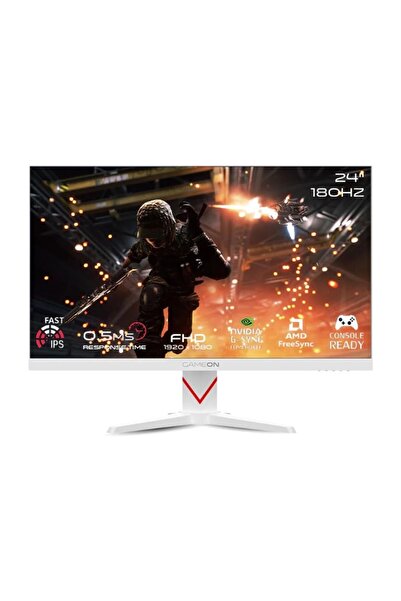 GAMEON كمبيوتر ألعاب i5-14400F، ذاكرة 16 جيجابايت DDR4، قرص صلب SSD سعة 1 تيرابايت، بطاقة رسومات RTX 3050 سعة 6 جيجابايت، مبرد سائل، هيكل إمبراطور، شاشة 24 بوصة، معدل تحديث 180 هرتز