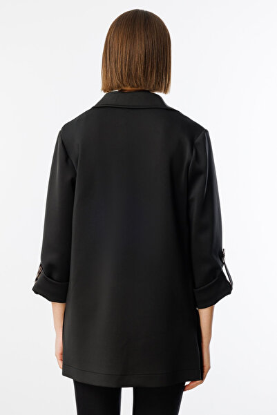 Ekol Ekose Detaylı Çıtçıtlı Trençkot