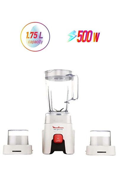 Moulinex Blender LM242B28 1.75L 500W White