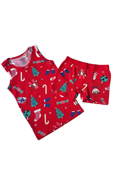 elmas kids Boy's New Year's Special Design Tank Top Boxer Set