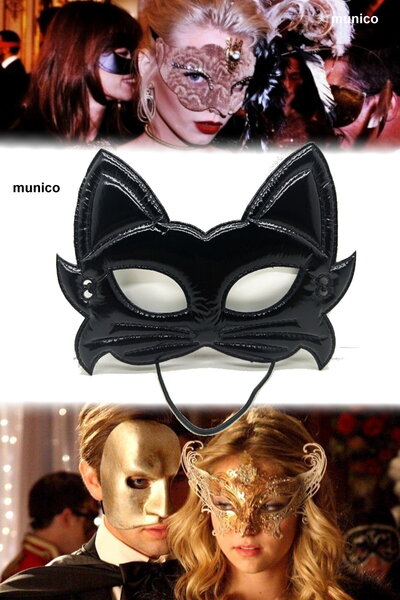 Munico Siyah Kumaş Kedi Maskesi Eva Destekli, Lastikli | 19x15 cm Yetişkin ve...