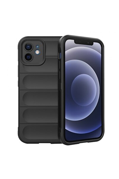 Stef's Cat Θήκη τηλεφώνου για Apple iPhone 12, Magic Shield, μαύρη