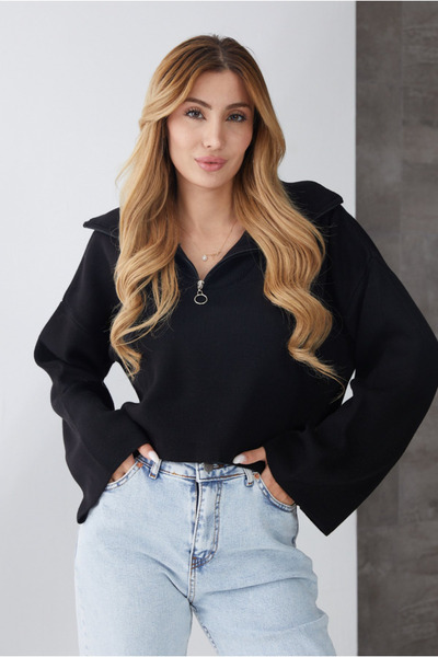 modazoom Pulover crop pentru femei