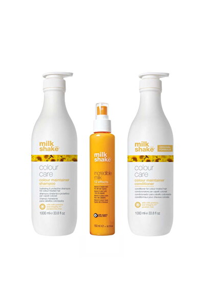 Milkshake Milk Shake Color Maintainer Set – Shampoo 1000ml + Conditioner 1000ml + Incredible Milk 150ml