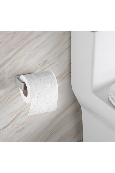 ARNESE HOME Paslanmaz Çelik Set / Wc Tuvalet Kağıtlığı Askısı / Banyo-Mutfak Havluluk Askısı