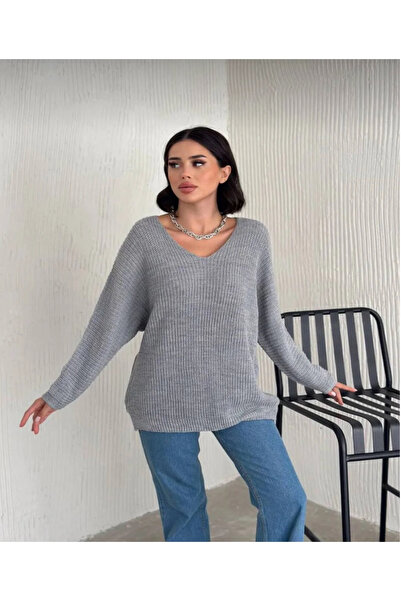 By Kuzey Aras V-Neck Thessaloniki Knit Casual Sweater