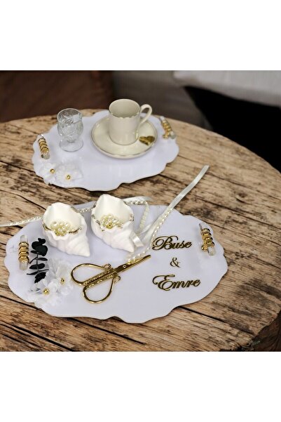 Masalsı Concept Söz Tepsisi Nişan Tepsisi Takım İsme Özel Ve Tasarım Tepsi Ta...