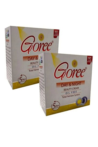 goree مجموعة كريم تجميلي ليلي ونهاري خالٍ من الزيوت من 2 عبوات 2*30 جرام