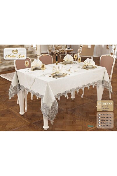 by acar home paris Gülbeyaz 26-Piece Dinnerware Set