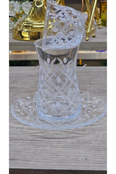 Turkish Store İstanbul Polka Dot 18-Piece Tea and Coffee Set