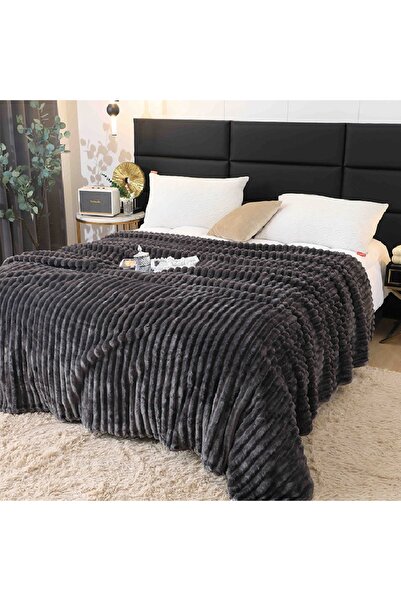 Talis Patura Cocolino Groasa Stripe V2 Antracit 200x230 cm