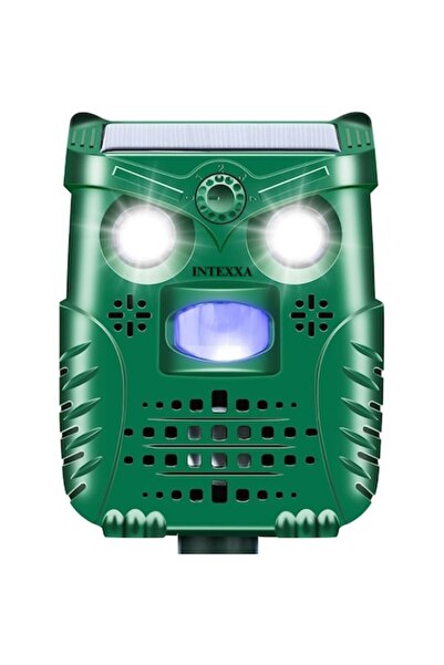 INTEXXA Repelent cu ultrasunete pentru dăunători – Reîncărcabil solar/USB-C, ...