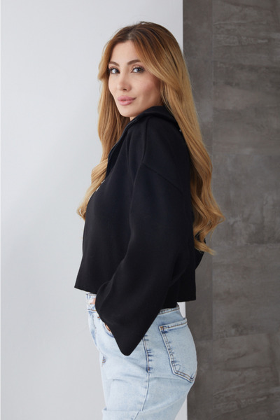 modazoom Pulover crop pentru femei