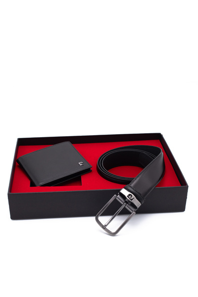 Pierre Cardin Leather Wallet & Belt Double Set Pcanlsz-2060A55
