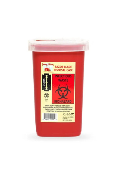 the shave factory Διανομέας μεταχειρισμένων λεπίδων - Κόκκινος