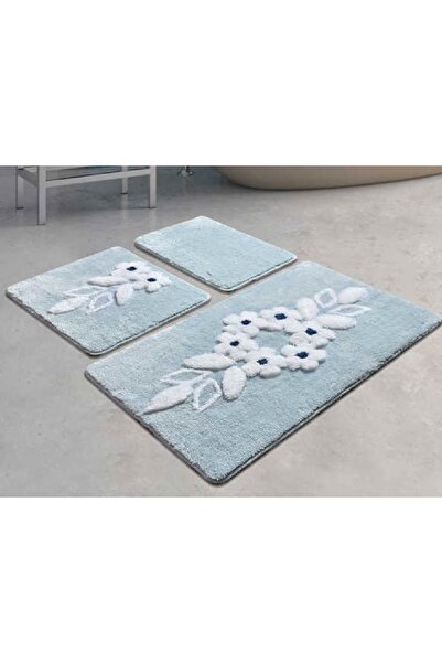 Talis Set 3 Covorase de Baie Bella Albastru Acryl