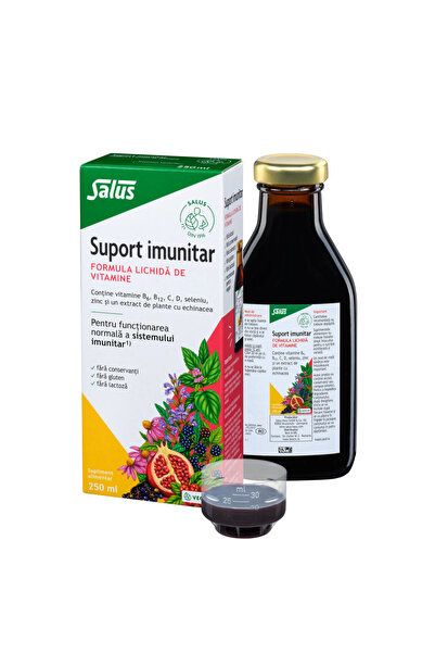 SALUS HAUS Suport imunitar 250ml - Formula lichidă de vitamine și minerale