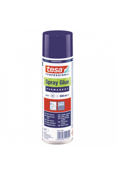 Tesa Spray adeziv permanent 500 ml, Permanent 60021