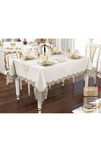 by acar home paris Papatya 26 parça yemek seti