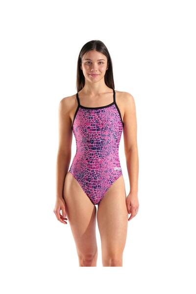 ARENA Snakeskin Swimsuit Challenge Women's Swimming Suit (Size F)