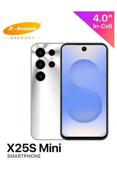 X inova X-Inova X25S Mini 4.0 inch Smartphone, 4GB+64GB, Dual SIM, Silver