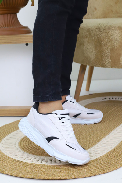 Modaarmada White Light Sole Quality Parachute Material Men's Sneakers