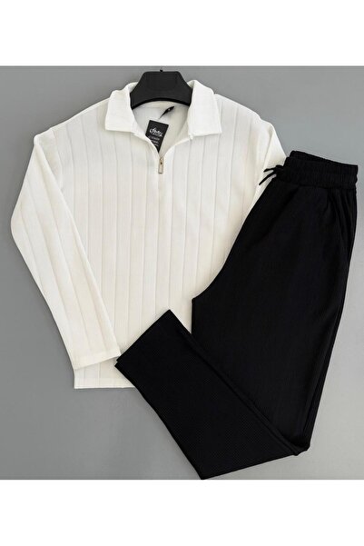 WENMİNG طقم علوي وسفلي من القماش العثماني للرجال