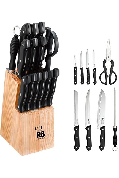 Renberg مجموعة سكاكين تينيسي المكونة من 15 قطعة