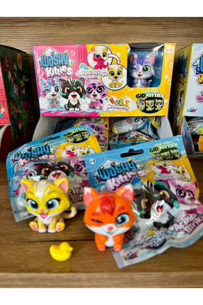 diğerr1 Washy Kitties - Sevimli Kedi Figürleri - Kedişini Ortaya Çıkar
