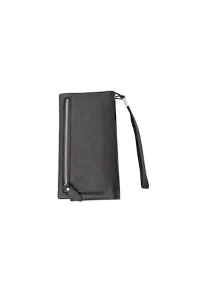 HASSION - Women's leather wallet R65, gray