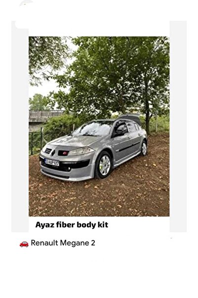 AYAZ FİBER GARAJ RENAULT MEGANE Uyumlu 2 YAN MARŞPİYEL Fiber Boyasız