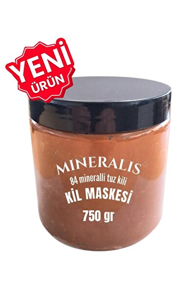 Dr.Salt Mineralis Doğal Tuz Killi Kırmızı Kil Maskesi 750 Gr. - Sıvı Tuz İlav...