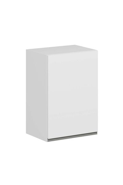 Alvinka Mutfak Modül Hg_J Üst 1Dk2R 50-H72Cm Dolap Beyaz Beyaz Mdf