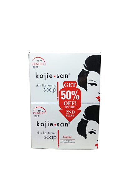 Kojie San صابون تفتيح البشرة 135 جرام عبوة كبيرة من قطعتين