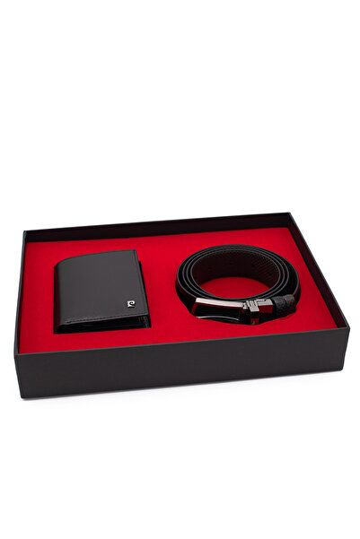 Pierre Cardin Double-Sided Leather Belt & Wallet Set Pcci̇ft04Sk-1335A2C
