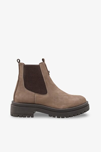 İNNABUTİKK Γυναικείες μπότες Liare από γνήσιο δέρμα καθημερινής χρήσης Mink N...