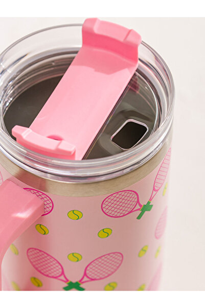 LC Waikiki RENKLİMAĞAZADAN LCW ACCESSORIES Baskılı Termos Kupa 1000 Ml